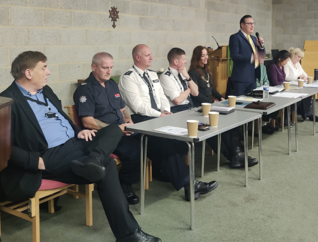 Speakers at the event
