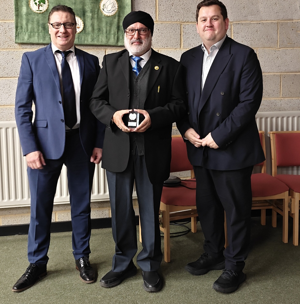 Amrik Seehra the Violaine Therond BBNWA Co-ordinator of the Year Award winner.